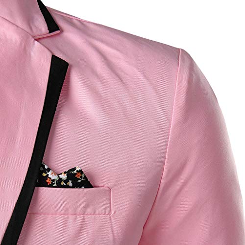 Vectry Trajes para Hombre 3 Piezas Slim Fit Boda Formal Traje de Cena Negro Azul Marino Vino Rojo Un botón con Muesca Solapa Esmoquin Blazer Chaqueta Chaqueta y Pantalones