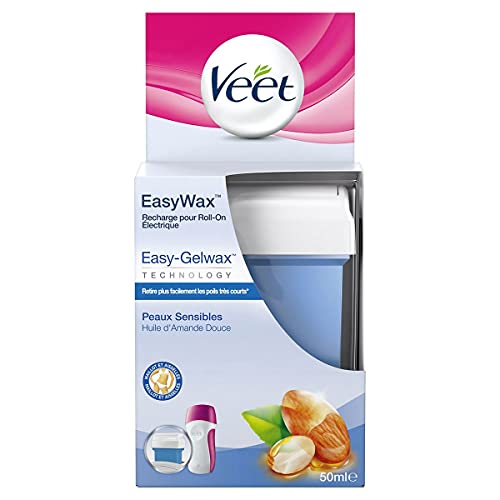 Veet Epilation Recharge EasyWax - Maillot et Aisselles - Peaux Sensibles - 50 ml