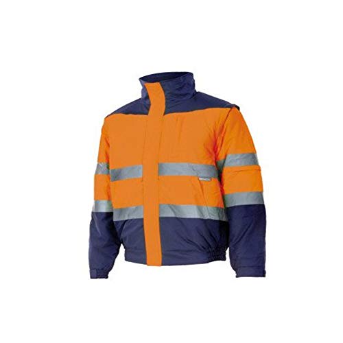 Velilla - Cazadora A/V Acolchada 161 Hombre Marino-Naranja AV XL