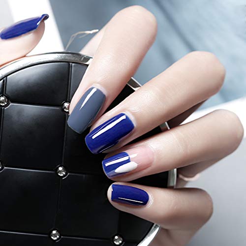 VENALISA Gel Nail Polish - Deep Blue Color Soak Off UV LED Nail Gel Polish Nail Art Starter Manicure Salon DIY at Home