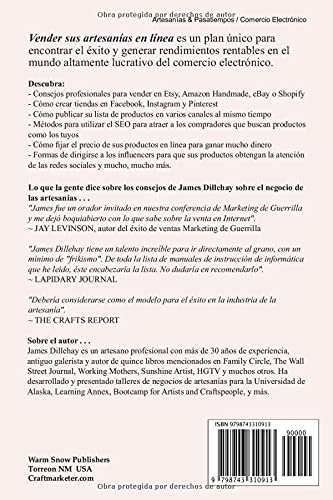 Vende tus Productos Artesanales en Línea: La guía del artesano para vender en Etsy, Amazon, Facebook, Instagram, Pinterest, eBay, Shopify y más