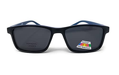 VENICE EYEWEAR OCCHIALI | Gafas de lectura 2 en 1 . SUPLEMENTO POLARIZADO IMAN unisex Venice. Protege tus ojos de la fatiga y del sol.. (BLUE, +1,5)