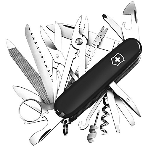 Victorinox Navaja de Oficial Swisschamp, Negra