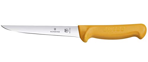 Victorinox Swibo Cuchillo de cocina para deshuesar con filo normal, con hoja de 16 cm, nailon color negro