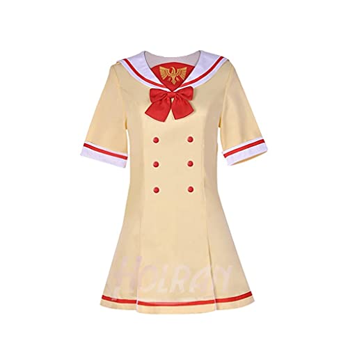 Vida en un mundo diferente desde Zero Emiria REM LEM Cosplay Party Party Lolita Girls Vestido Traje de Halloween (Color : Yellow, Size : M)