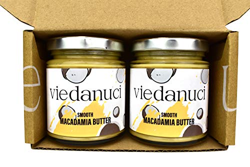 Viedanuci - Crema de untar de nueces de macadamia, 170 g (pack de 2)