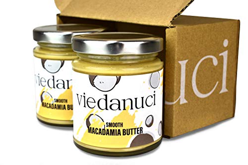 Viedanuci - Crema de untar de nueces de macadamia, 170 g (pack de 2)