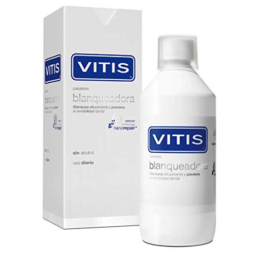 Vitis Blanqueadora Colutorio S/alc 500 Ml, One size, Vanilla