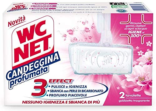 Wc Net - Candegina perfumada - 2 unidades de 40 g x 12-960 ml