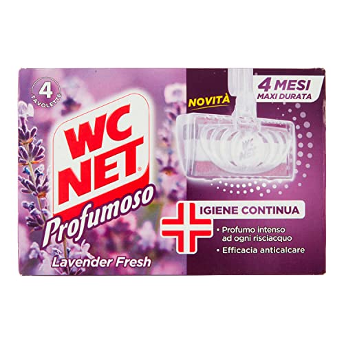 Wc Net Limpiador higienizante sólido WC perfumado, 4 unidades