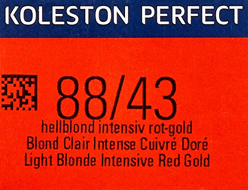 Wella Professionals Koleston Perfect Me + Vibrant Reds P5 88/43 rubio claro rojo oro, 60 ml