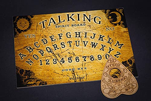 WICCSTAR Ouija Tablero con instruccion y Planchette