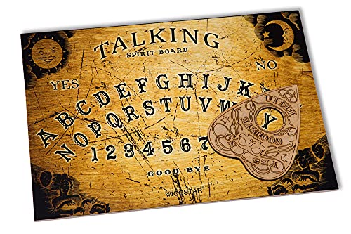 WICCSTAR Ouija Tablero con instruccion y Planchette