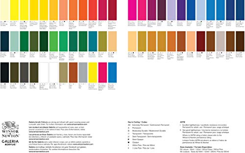 Winsor & Newton Galeria - Pintura acrílica, Color Terra Di Siena Bruciata 60 ml