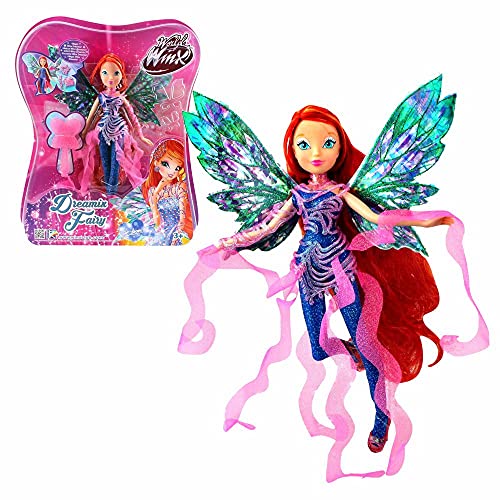 Winx Club Bloom | Dreamix Fairy Muñeca World of Winx | Traje Mágico | 28 cm