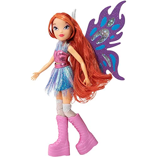 Winx Club Bloom | Muñeca Bling The Wings Alas con Segmentos Holográficos