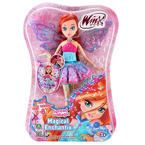 Winx Club Bloom | Muñeca Magical Enchantix Spinning Transformación Mágica