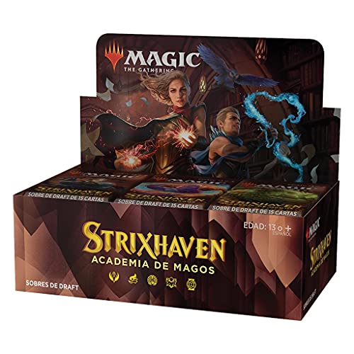 Wizards of the Coast C84351050D Display de 36 Sobres de Draft de Strixhaven: Academia de Magos