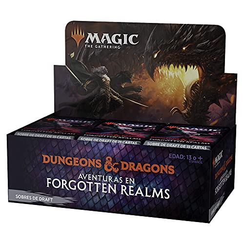 Wizards of the Coast Magic The Gathering: Display de 36 Sobres de Draft Aventuras en Forgotten Realms