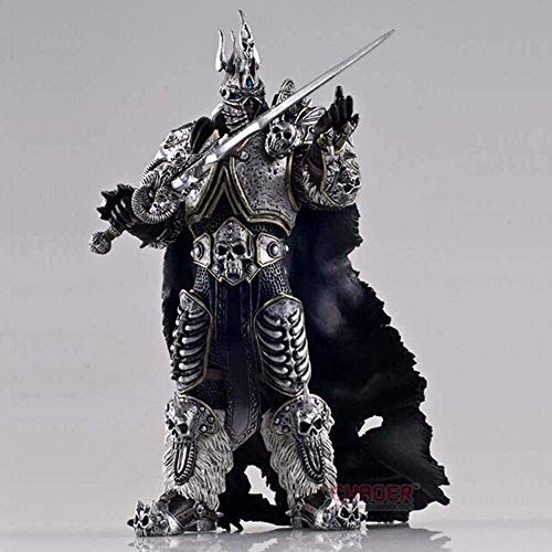 Wow arthas anime acción figura muerte caballero liquking coleccionable modelo estatua juguetes pvc figuras escritorio adornos