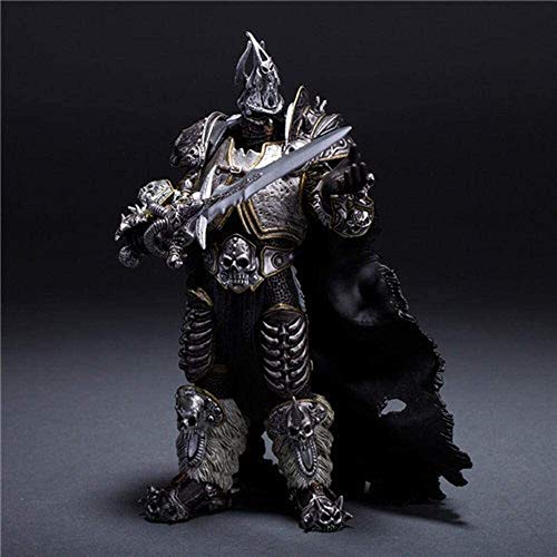 Wow arthas anime acción figura muerte caballero liquking coleccionable modelo estatua juguetes pvc figuras escritorio adornos