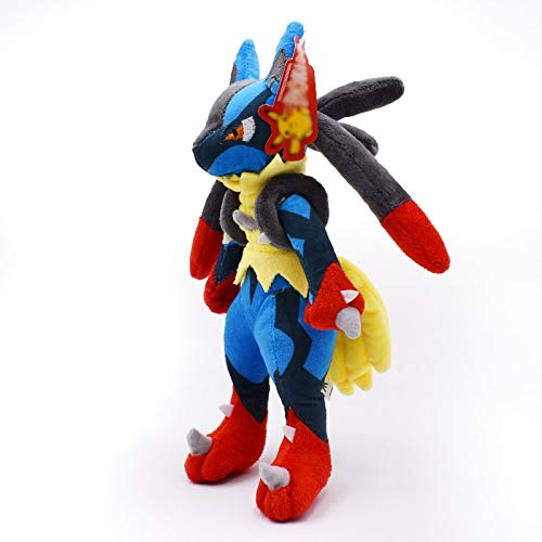 xuritaotao Mega Lucario Xy - Muñeca de Peluche Suave para niños, 28 cm