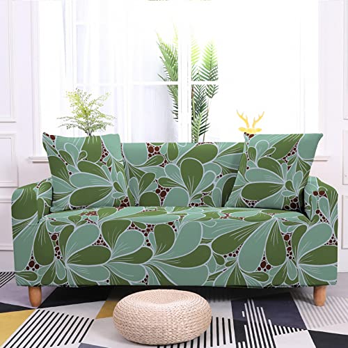 YJNH Funda de sofá elástica con Flores, Funda de sofá de Esquina en Forma de L, Funda de protección Antideslizante para Muebles, Funda de sofá A3, 1 Plaza