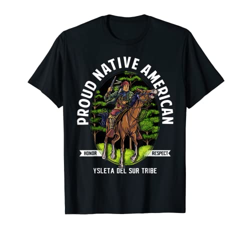 Ysleta del Sur Tribu Nativo Americano Caballo Ysleta del Su Camiseta