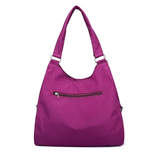 YUZZZKUNHCZ Bolsos para mujer, bolso casual de mujer, bolsa de hombro de nailon impermeable, diseño de moda, bolsa de mensajero grande (color: E)