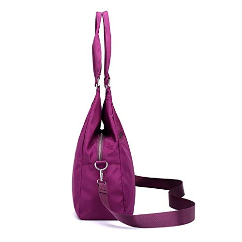 YUZZZKUNHCZ Bolsos para mujer, bolso casual de mujer, bolsa de hombro de nailon impermeable, diseño de moda, bolsa de mensajero grande (color: E)