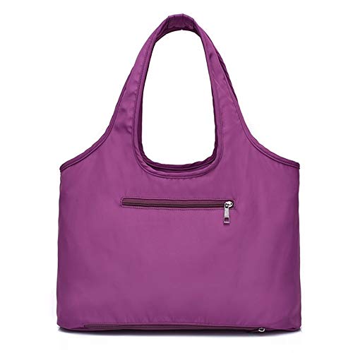 YUZZZKUNHCZ Monederos para mujer, bolso de hombro para mujer, bolso de mano de nailon para mujer, bolso casual (color: B)