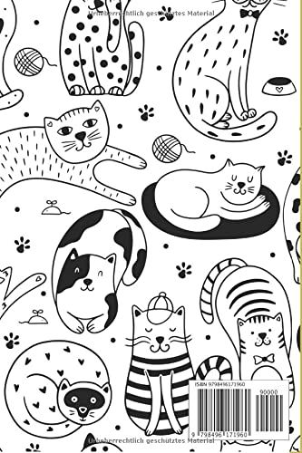 Zara: Personalisiertes Zara Katzen Notizbuch | 120 Seiten | 6 x 9 Zoll | Notizbuchgeschenk für Katzen liebhaber | Zara-Notizbuch