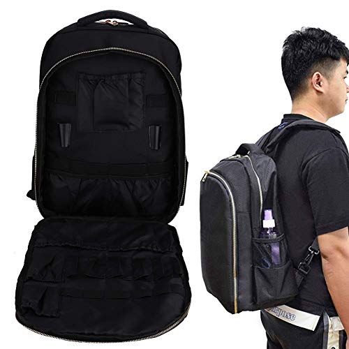 ZHYJJ Mochila de barbero portátil-Estuche de Viaje de Estilista de Pelo, Bolsa de Herramientas de Maquillaje Mochila de Viaje multifunción Organizador de cosméticos Caja de Almacenamiento