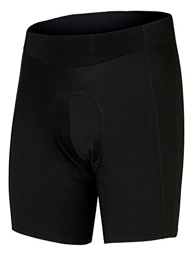 Ziener Pantalones de Ciclismo para Mujer, Transpirables, de Secado rápido, Acolchado Naissa X-Gel, Mujer, 209128, Negro, 38