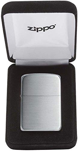 Zippo Briquet, Hand Satin Silver, Normal (60001172)