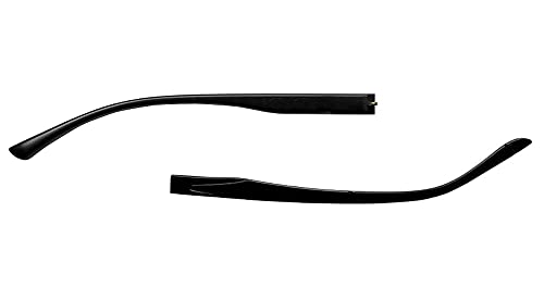 1 par de anteojos Patillas de repuesto Patillas para anteojos Patas para gafas [Negro-8]