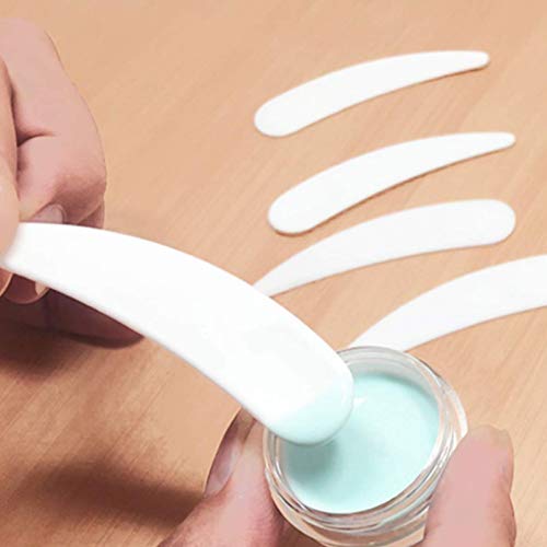 120 Pcs Espátulas Cosméticas Mini Espátula Maquillaje Espátula Espátulas para Cosméticos Productos Cosméticos MáScara Espátula Perfectos para Le Varie Cremas Crema Hidratante LáPiz Labial