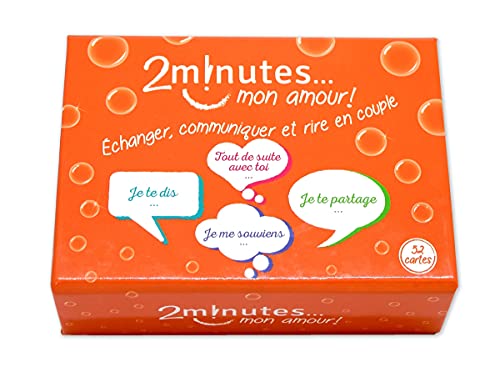 2 minutes... mon amour !: Le jeu qui oxygène votre couple. Un jeu de 52 cartes facile, simple et positif dédié à votre couple