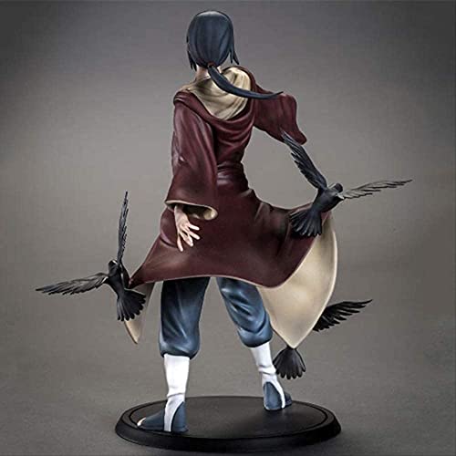 20 Cm Naruto Anime Uchiha Itachi figuras de acción de juguete Uchiha Sasuke hermano Naruto Sharingan figuras coleccionables modelo juguetes regalo