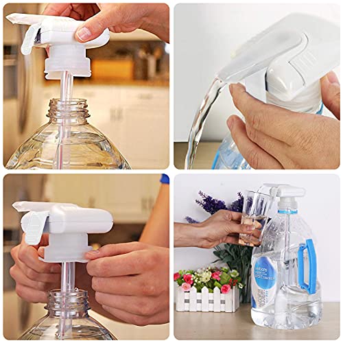 2Pcs Automatic Drink Dispenser Gadget Magic Electric Tap Tragbarer Magic Tap Drink Dispenser Automatischer Trinkhalm für Wassermilchsaft Bier Getränkeflasche Home Kitchen Garden