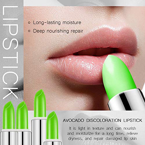 3 g/ml Bálsamo labial natural Bálsamo labial, Lápiz labial con brillo de labios nutritivo que cambia de color, Barra de cuidado de labios nutritiva Hidratante para labios agrietados, quebradizos y sec