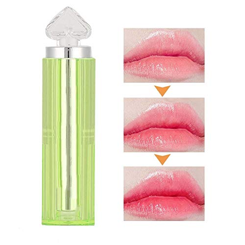 3 g/ml Bálsamo labial natural Bálsamo labial, Lápiz labial con brillo de labios nutritivo que cambia de color, Barra de cuidado de labios nutritiva Hidratante para labios agrietados, quebradizos y sec