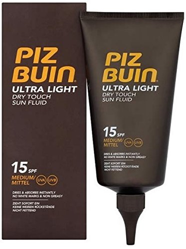 3 x Piz Buin Ultra Light Dry Touch Sun Fluid 150ml - SPF15