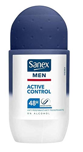 '3 x Sanex de Men Desodorante Roll On "Dermo Active Control para piel normal – 50 ml