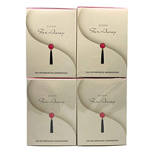 4 x Avon Far Away Eau de Parfum para mujer 50 ml (4 unidades)