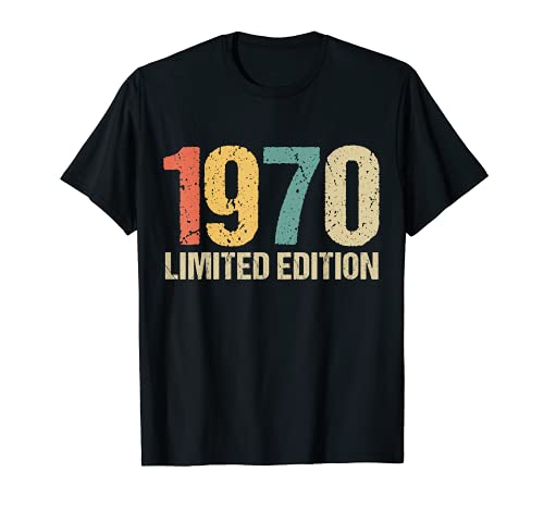 51 Años Cumpleaños Hombre Mujer Regalo Divertido 1970 Camiseta