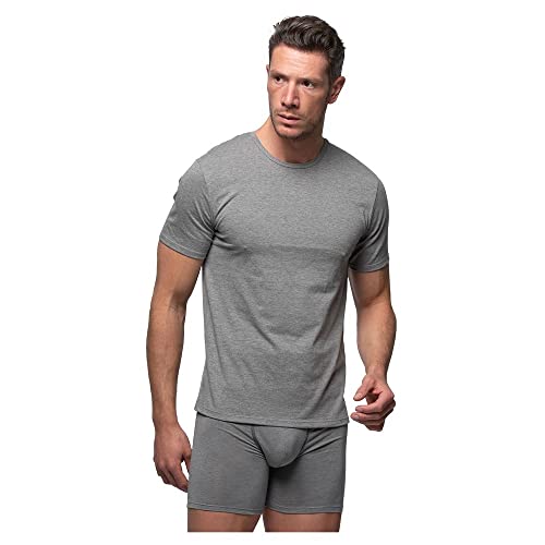 Abanderado Camiseta Manga Corta termorreguladora X-Temp térmica, Gris (Gris Vigoré 1AM), Medium (Tamaño del Fabricante:M/48) para Hombre