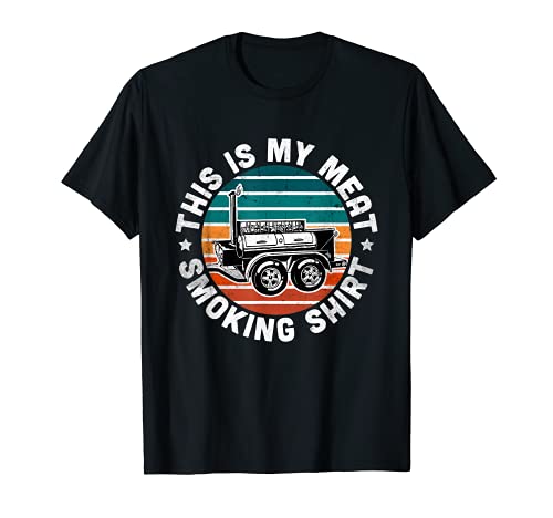 Accesorio para ahumar ahumador para barbacoa con texto en inglés "This is My Meat Smoking" Camiseta