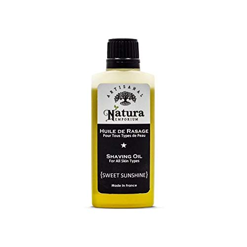 Aceite de afeitado para todos los tipos de piel – Natura Shave – Cuidado de la piel antes del afeitado – Lubricante de afeitado – Mujer y hombre