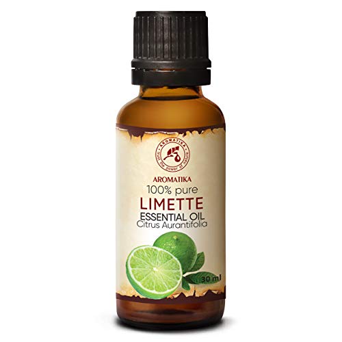 Aceite Esencial de Lima - 30ml - Citrus Aurantifolia - Aceites de Aromaterapia - Aceites Esenciales para el Cuidado del Cuerpo - Difusores - Calmante - Cuidado de las Uсas - Cuidado Piel